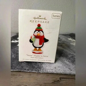 Hallmark Snow Happy to Serve 3rd in Noel Nutcrackers Christmas Ornament series